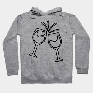 Wine Toast Hoodie